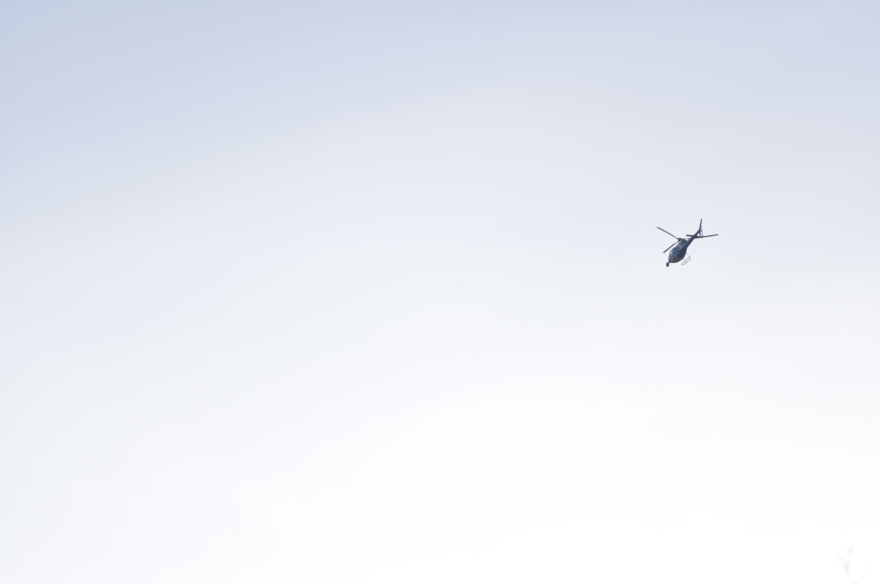 Helicopters above Kenosha Friday